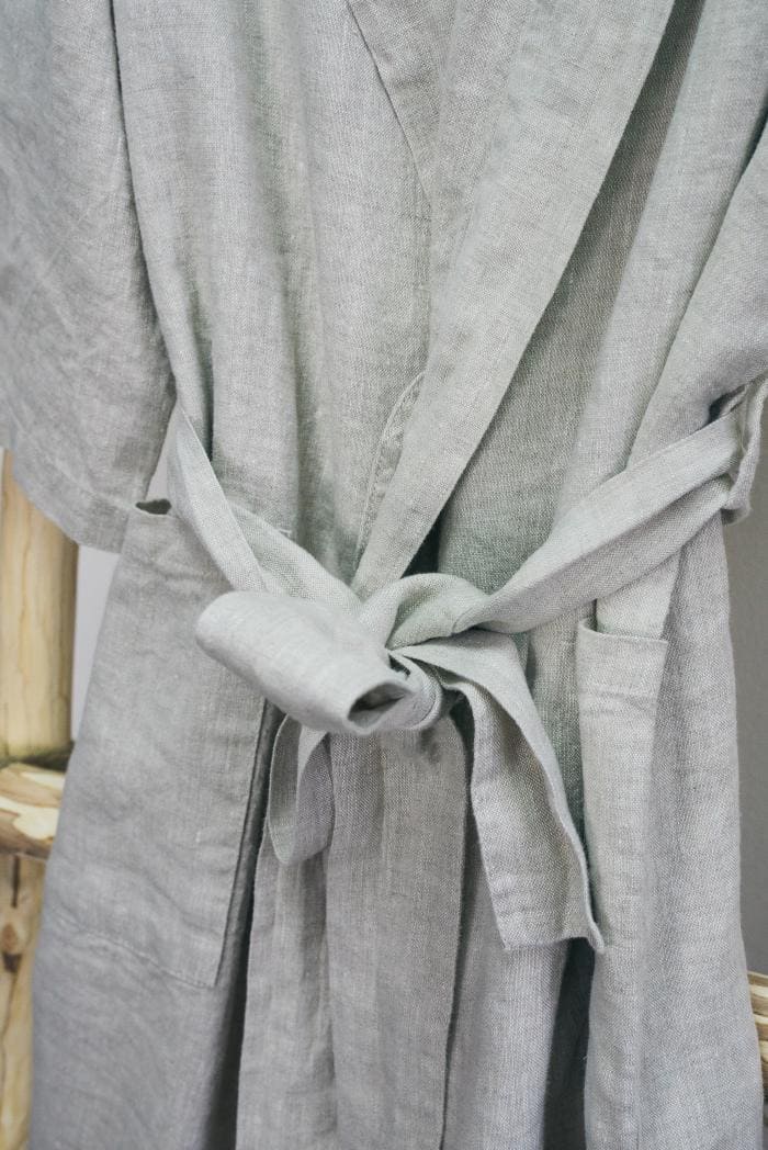 Халат для бани лен 100 линна фото 2