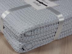 Плед хлопок 100 серо голубой 130 85 14 4206 фото 1