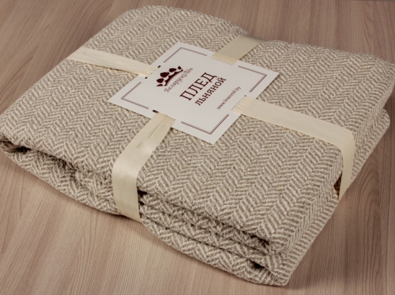 Плед лен 100 лутта 125 180 фото 1