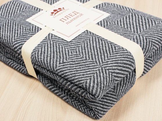 Плед лен 100 риескала 106 220 200 фото 1