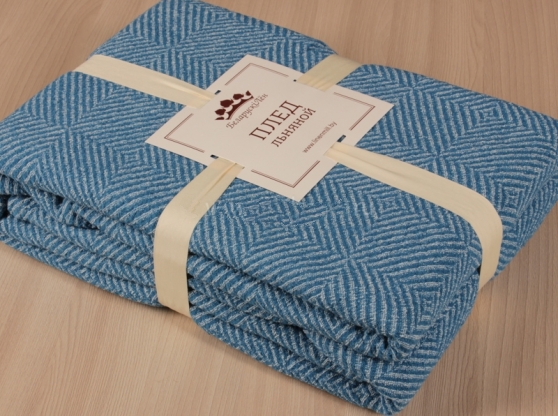 Плед лен 100 риескала 250 220 200 фото 1