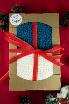 Подарочный набор из 2 х полотенец 50 70 см фото 1