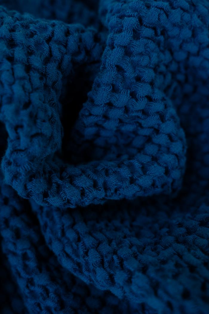 Полотенце п лен зефир 50 70 темно синего цвета фото 4