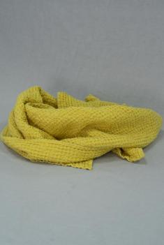 Полотенце п лен зефир 75 120 горчичного цвета фото 2