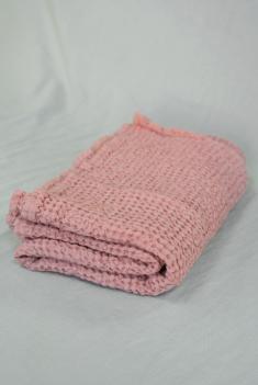 Полотенце п лен зефир 75 120 розового цвета фото 1