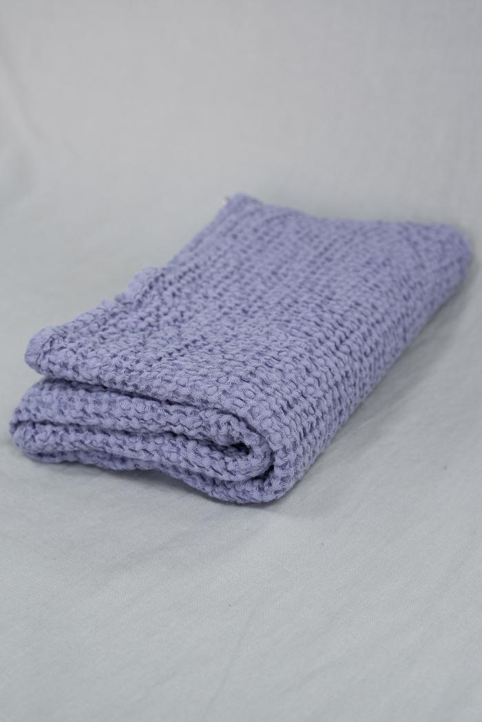 Полотенце п лен зефир 75 120 сиреневого цвета фото 1