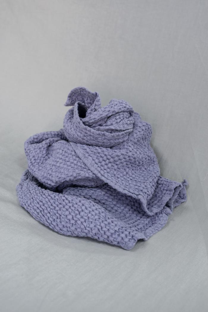 Полотенце п лен зефир 75 120 сиреневого цвета фото 5