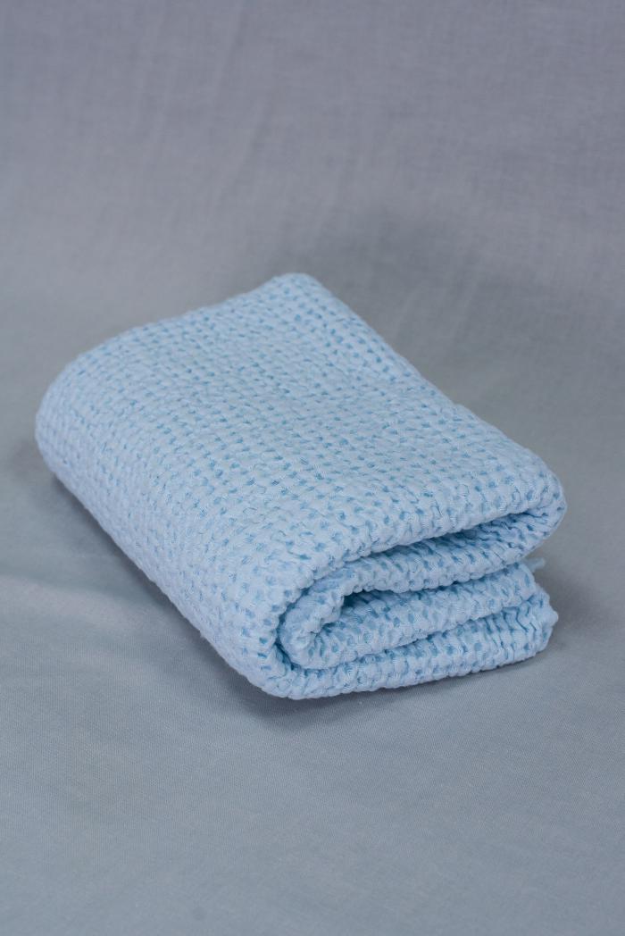 Полотенце п лен зефир 80 140 светло голубого цвета фото 1