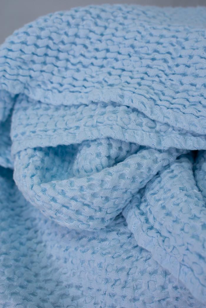 Полотенце п лен зефир 80 140 светло голубого цвета фото 7