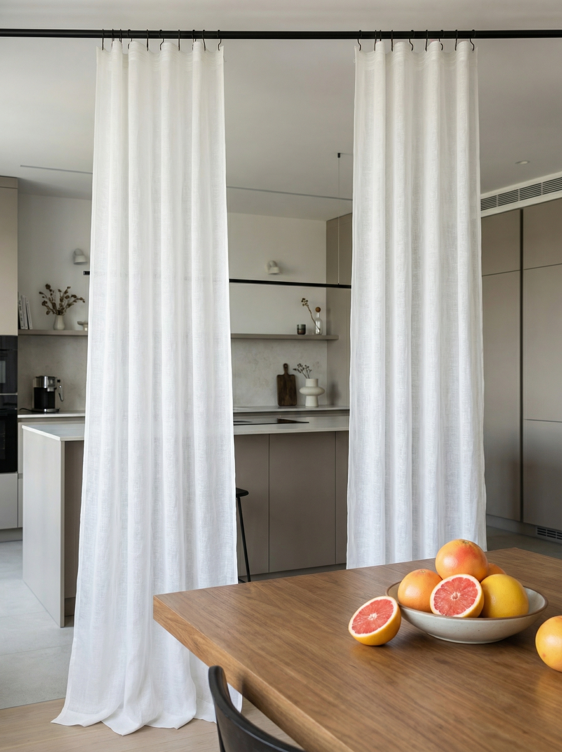 Тюль льняной с хлопком фото 1