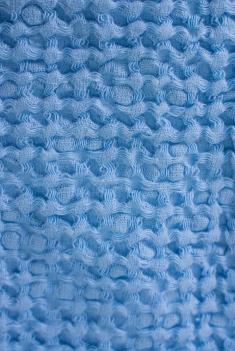 Вафельное полотенце в голубом цвете 75 120 см фото 7